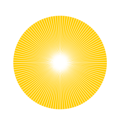 Strong summer sun